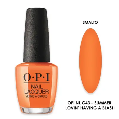 Opi nl g43 - summer lovin' having a blast