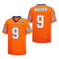 Bobby Boucher #9 The Waterboy Football Jersey,Adam Sandler Movie 50th Anniversary Movie Football Jersey,V-Neck Sports Jersey