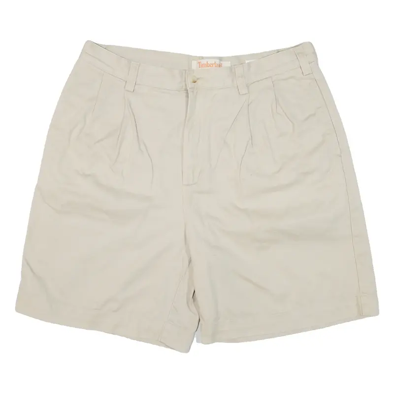 TIMBERLAND Mens Chino Shorts Beige Relaxed L W36