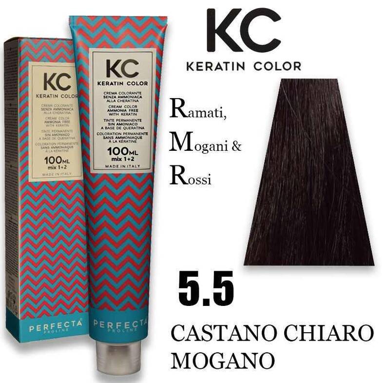 Kc Crema Colorante Alla Cheratina 100 Ml 5.5