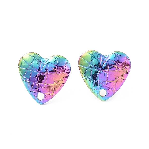 Ion Plating(IP) 304 Stainless Steel Stud Earring Finding