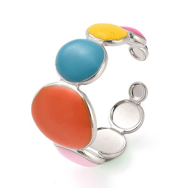 304 Stainless Steel Open Cuff Ring