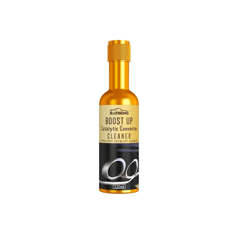 Automotive three-way catalytic cleaner. Effectively removes carbon deposits from the engine and exhaust system without the ne...