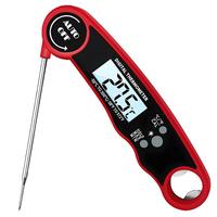 Digital Meat Thermometer, 1 Count Waterproof Food Thermometer, Lcd Thermometer, Instant Read Kitchen Measuring Thermometer fo...