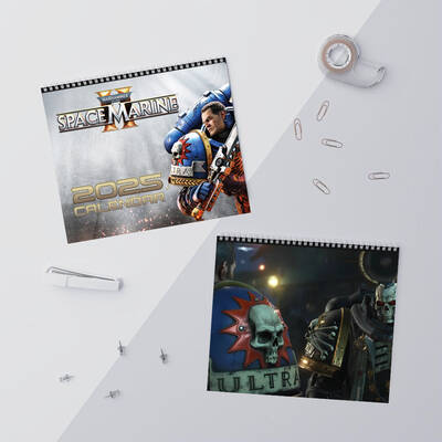Warhammer 40k Space Marines Wall Calendar (2025)