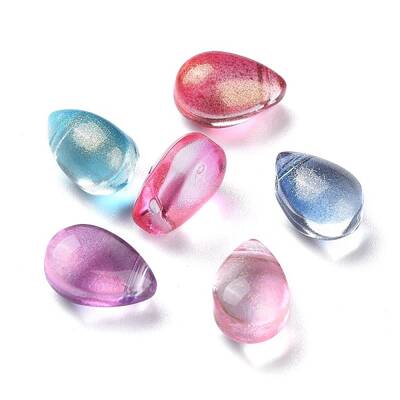 Transparent Glass Charms