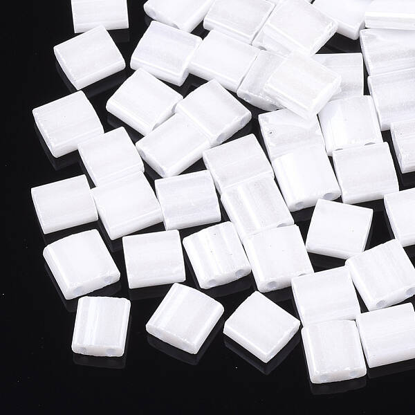 2-Hole Opaque Glass Seed Beads