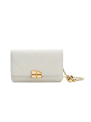 Smting Quilted Chain Bag with Chocolate Lock
