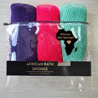3PCS Authentic African Exfoliating Net Bath Sponge