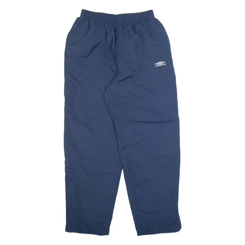 UMBRO Mens Track Pants Blue Straight L W28 L30