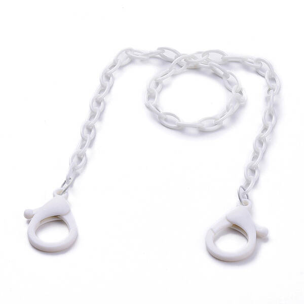 Personalized ABS Plastic Cable Chain Necklaces