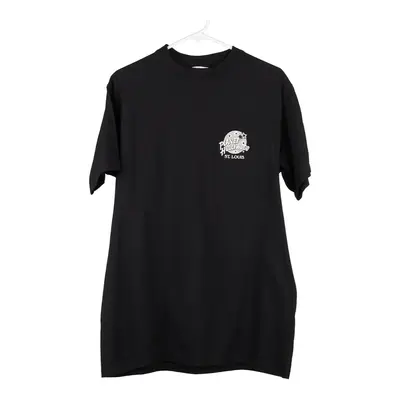 St. Louis Planet Hollywood T-Shirt - Medium Black Cotton