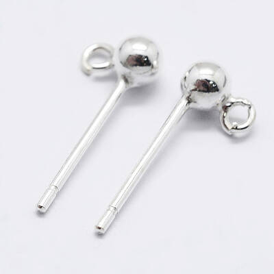 DanLingJewelry 925 Sterling Silver Ear Stud Findings