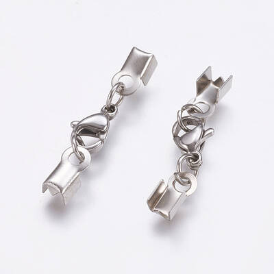 Tarnish Resistant 304 Stainless Steel Lobster Claw Clasps