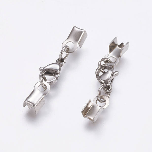 Tarnish Resistant 304 Stainless Steel Lobster Claw Clasps