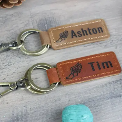 Personalized Track & Field Keychains