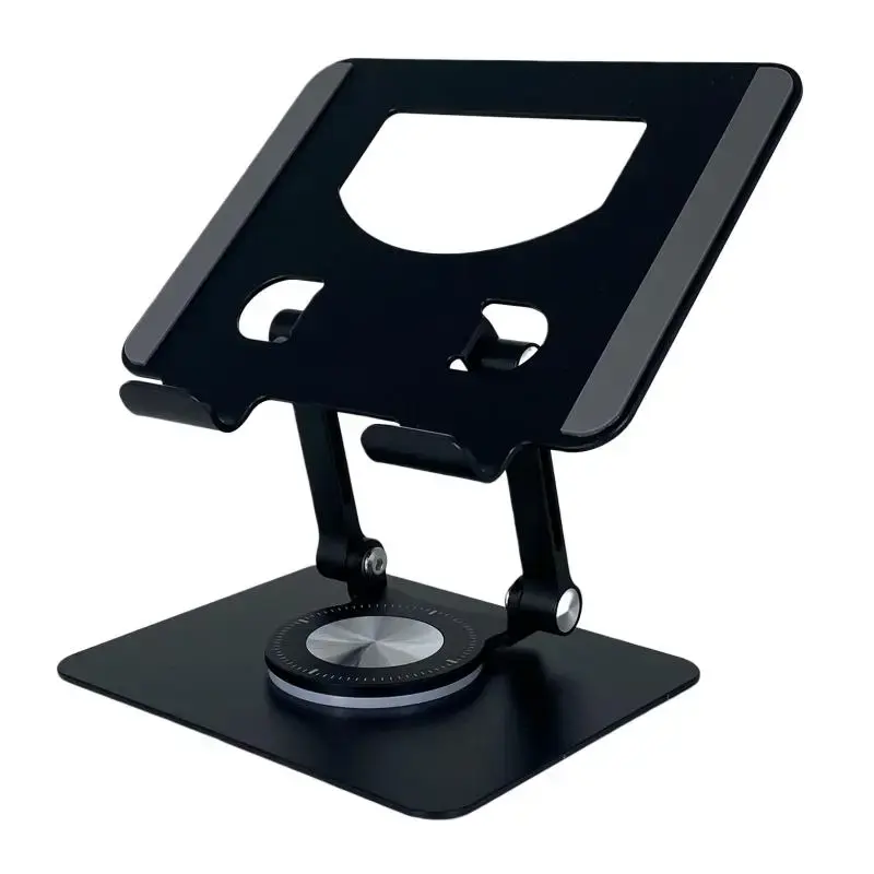 360° Rotatable Tablet Stand, Phone Stand, Adjustable Foldable Desktop Stand Compatible with 4.7-12 Inch Tablet
