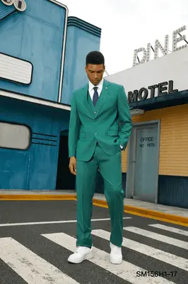 Sage Green Plaid Suit - Light Green Color - Mint Green