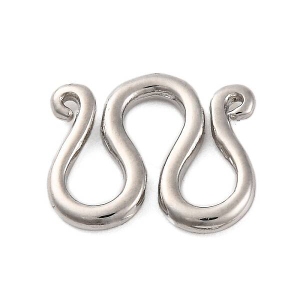 Rack Plating Brass Hook and S-Hook Clasps
