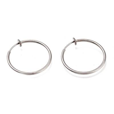 Non-Tarnish 304 Stainless Steel Retractable Earrings