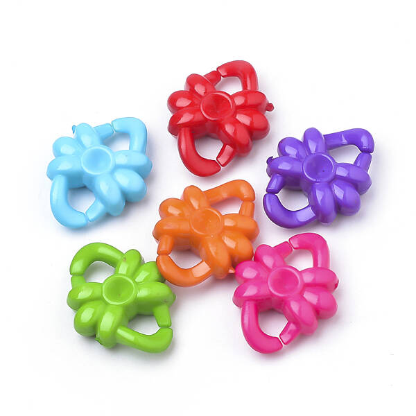 Opaque Acrylic Connector Rhinestone Settings