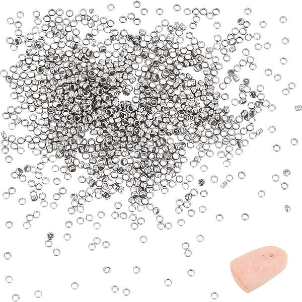 1000Pcs 304 Stainless Steel Spacer Beads