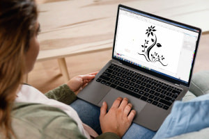 Flower Drawing With CorelDRAW for Tattoo Art