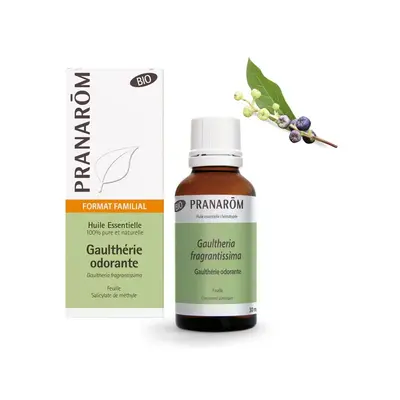 Essential Oils Pranarôm Organic Odorant Wintergreen Essential Oil 30ml