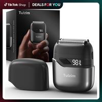 [Dealsforyoudays]Upgraded Mini Electric Shaver for Men, Foil Shaver for Men with 3 Blade Heads Floating Head IPX7 Waterproof ...