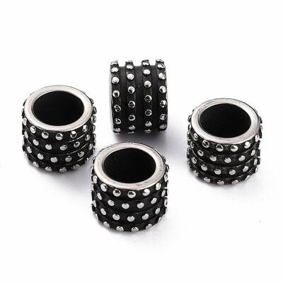 304 Stainless Steel European Beads