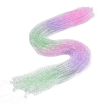 Transparent Glass Beads Strands