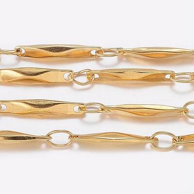 Ion Plating(IP) 304 Stainless Steel link Chains