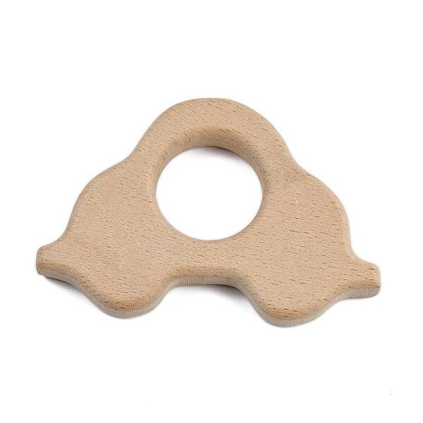 Natural Beech Wooden Baby Teething Toys