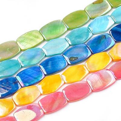 AB Color Freshwater Shell Bead Strands