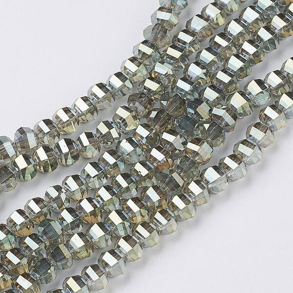 Electroplate Glass Beads Strands