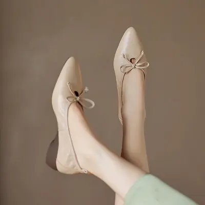 CHIKO Milada Round Toe Block Heels Pumps Shoes
