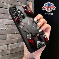 Straight Edge Trendy Dice Poker Card Pattern Phone Case for Samsung S24 ULTRA PLUS S25 S23 S22 Plus Ultra Shockproof Non Slip...