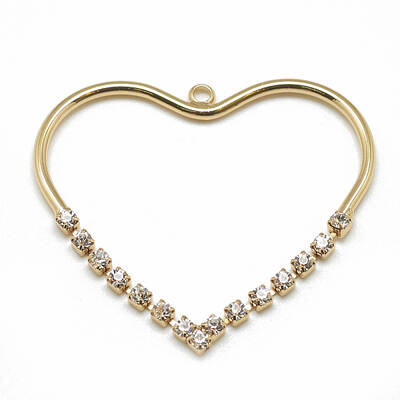 Brass Cubic Zirconia Pendants