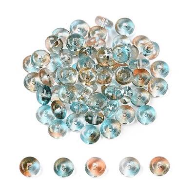 Electroplate Transparent Colours Rainbow Glass Seed Beads