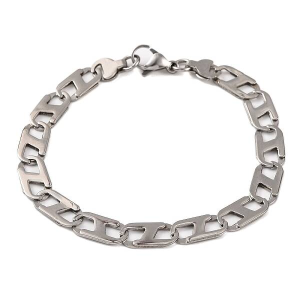 Tarnish Resistant 201 Stainless Steel Mariner Link Chain Bracelets