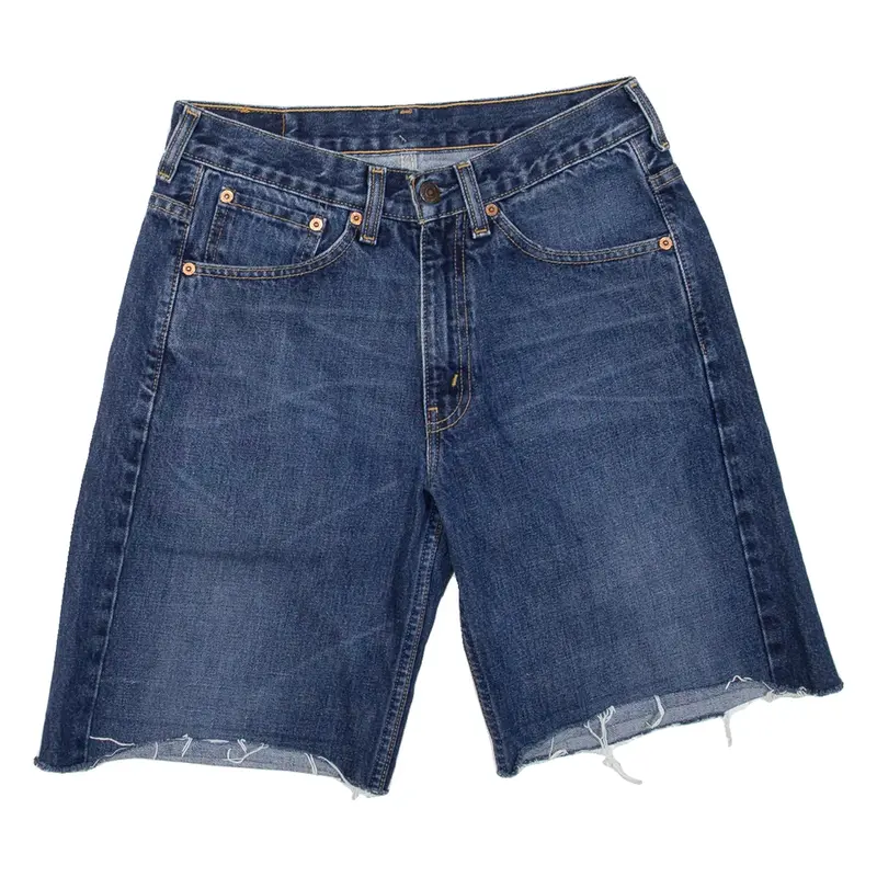 LEVI'S 528 02 Mens Jorts Shorts Blue Relaxed S W28