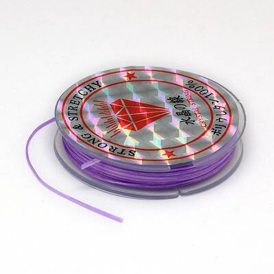 Flat Elastic Crystal String