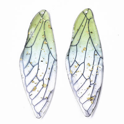 Transparent Epoxy Resin Big Pendants