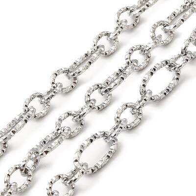 Tarnish Resistant 304 Stainless Steel Figaro Chain