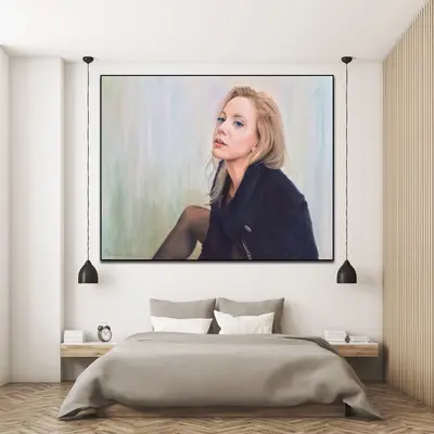 Abstract Woman Custom Paintings from Photo Original Wall Art Female Acrylic Painting for Living Room | PAINTING FROM PHOTO #4...