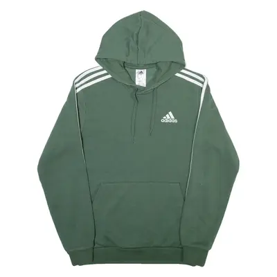 ADIDAS Mens Green Hoodie S