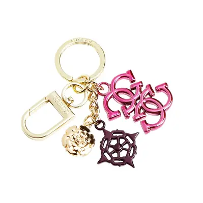 Guess, metal keychain, RW7427, fuchsia