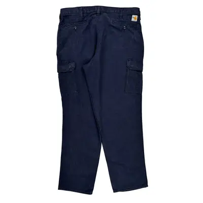 Carhartt Cargo Trousers - 38? Waist Navy Cotton