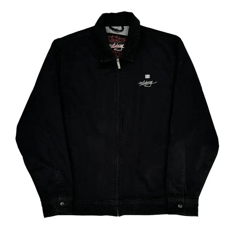 Billabong Jacket - Large Black Cotton