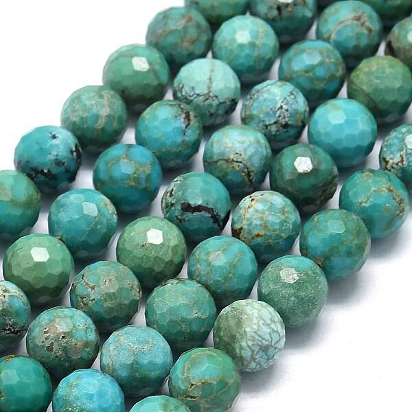 Natural HuBei Turquoise Beads Strands